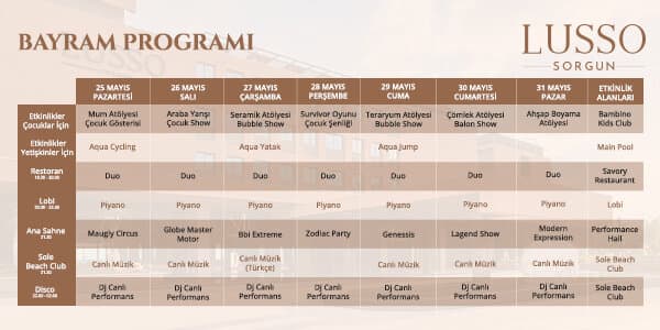 Bayram Programı Etkinliği