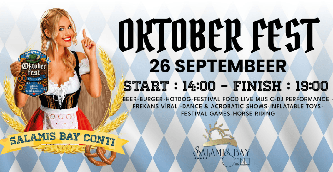 26 Eylül 2026 Cumartesi – Octoberfest